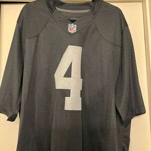 NFL Men's Charcoal Jersey with White Number